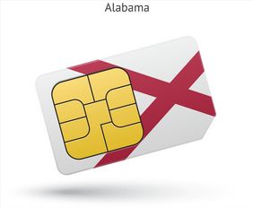 Сим карта США штат Алабама для приема СМС